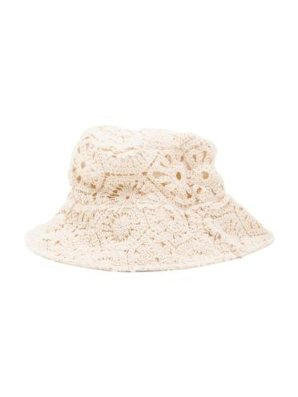 House Of Harlow 1960 Crochet Bucket Hat One Size Beige NWT - Picture 2 of 2